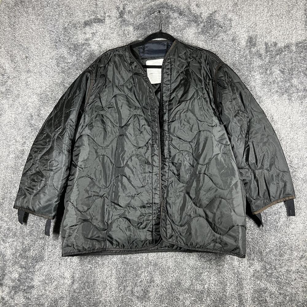 Lakeview Sportswear Jacket Mens XL Black Quilted Insulated Liner Cold Weather